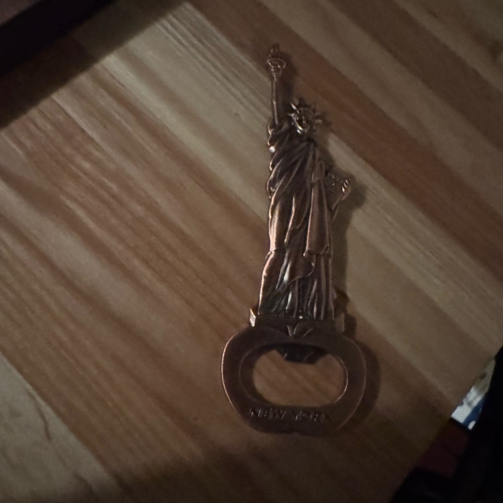 New Statue of Liberty Metal Bottle Opener - Bronze Tone